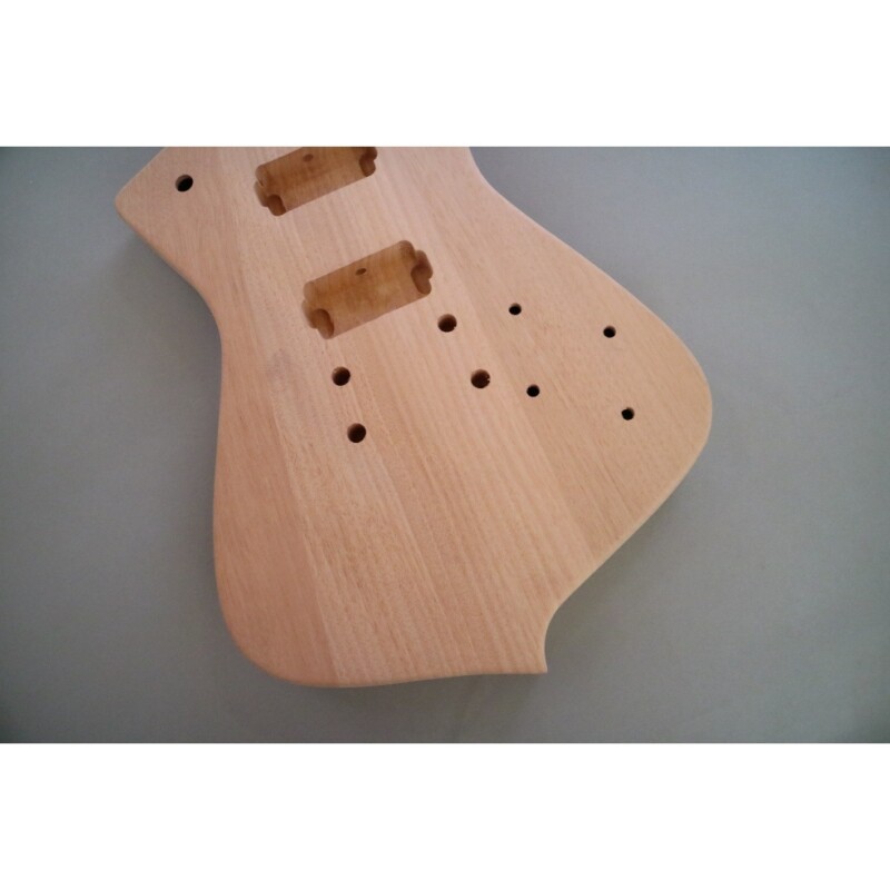 Afanti Customized Mahogany HH Pickup Build Your Own DIY Ice Guitar Kit