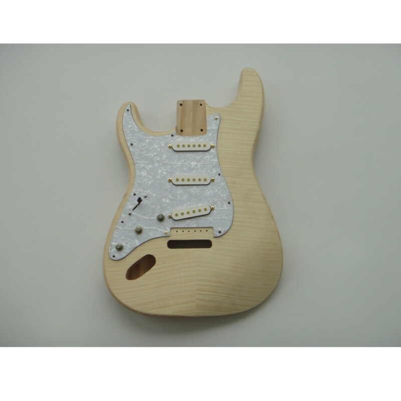 Afanti Customized Ash Body Left Handed ST Electric Guitar Kit