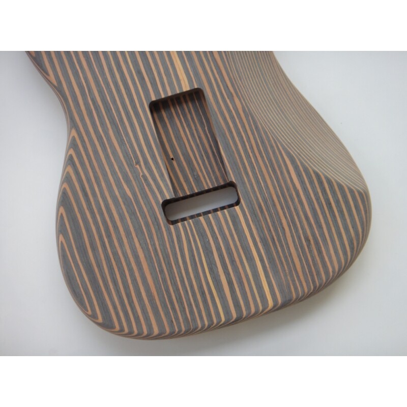 Afanti Customized Zebrwood DIY St Electric Guitar Kit