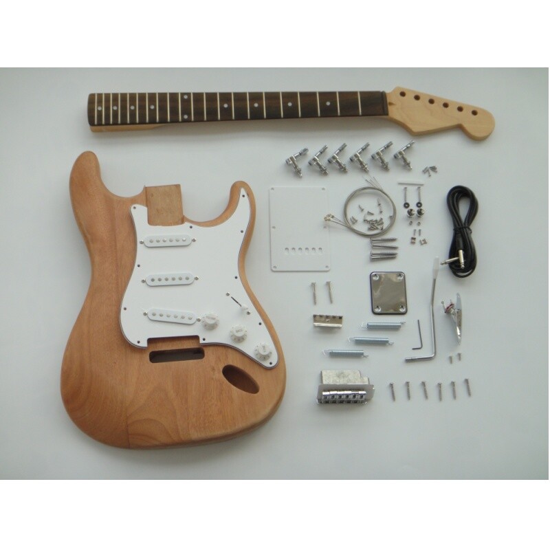 Afanti Customized Mahogany Body Maple Neck DIY St Electric Guitar Kit
