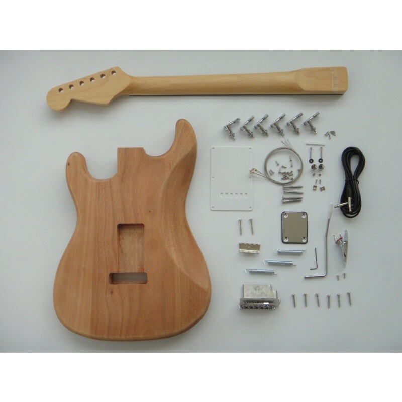 Afanti Customized Mahogany Body Maple Neck DIY St Electric Guitar Kit