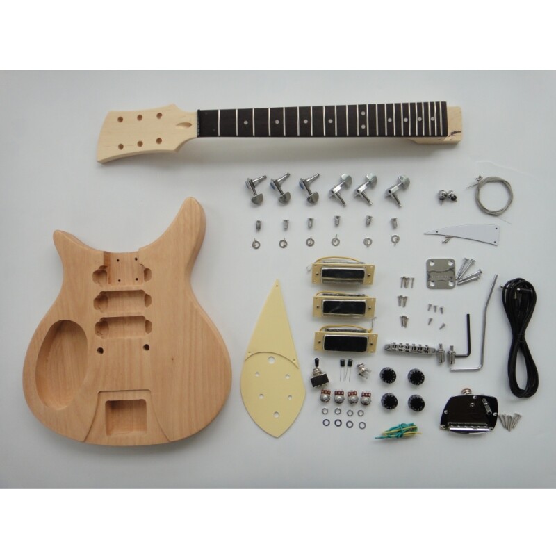 Afanti Customized Mahogany Body Left Handed DIY Guitar Kit