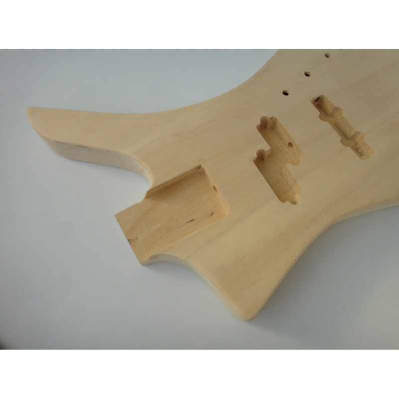 Afanti Alder Body Maple Neck EX 4 Strings Bass Guitar Kit