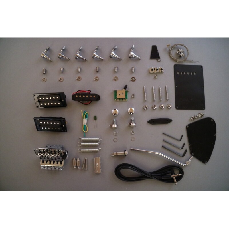 Afanti Ufinished Mahogany Body and Neck Build Your Own DIY Electric Guitar Kit