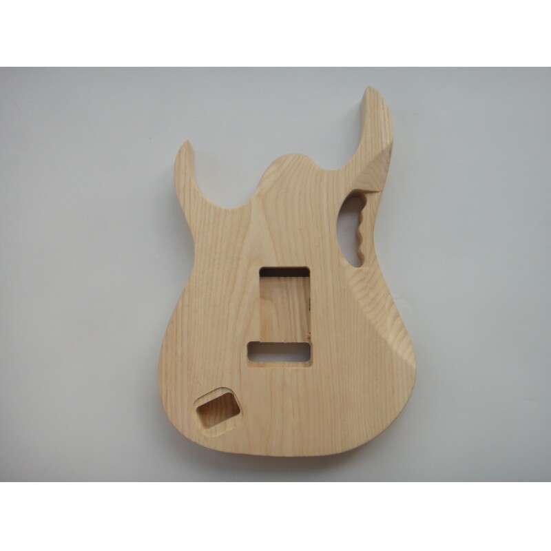 Afanti Unfinished Solid Body Vine Inlay Rosewood Fingerboard Double Locking DIY Guitar Kit
