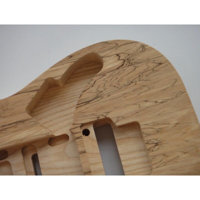 Afanti Unfinished Solid Body Vine Inlay Rosewood Fingerboard Double Locking DIY Guitar Kit