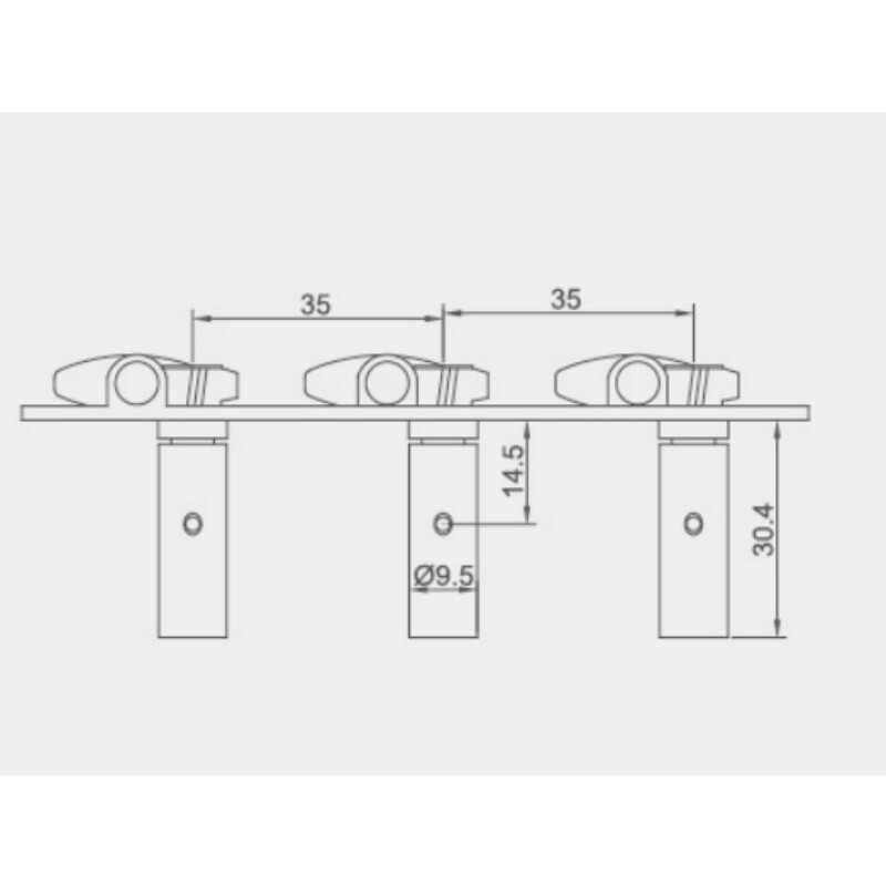 Afanti Black Classical Guitar Tuning Machine with 1:18 Ratio