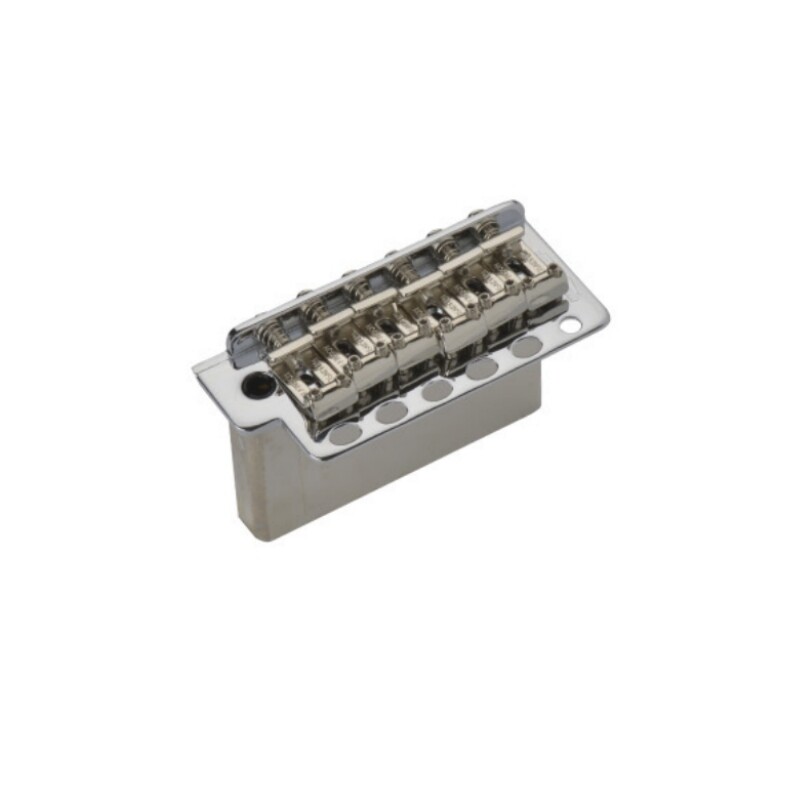 Afanti Stamped Steel Saddle Solid Steel Block Tremolo Electric Guitar Bridge