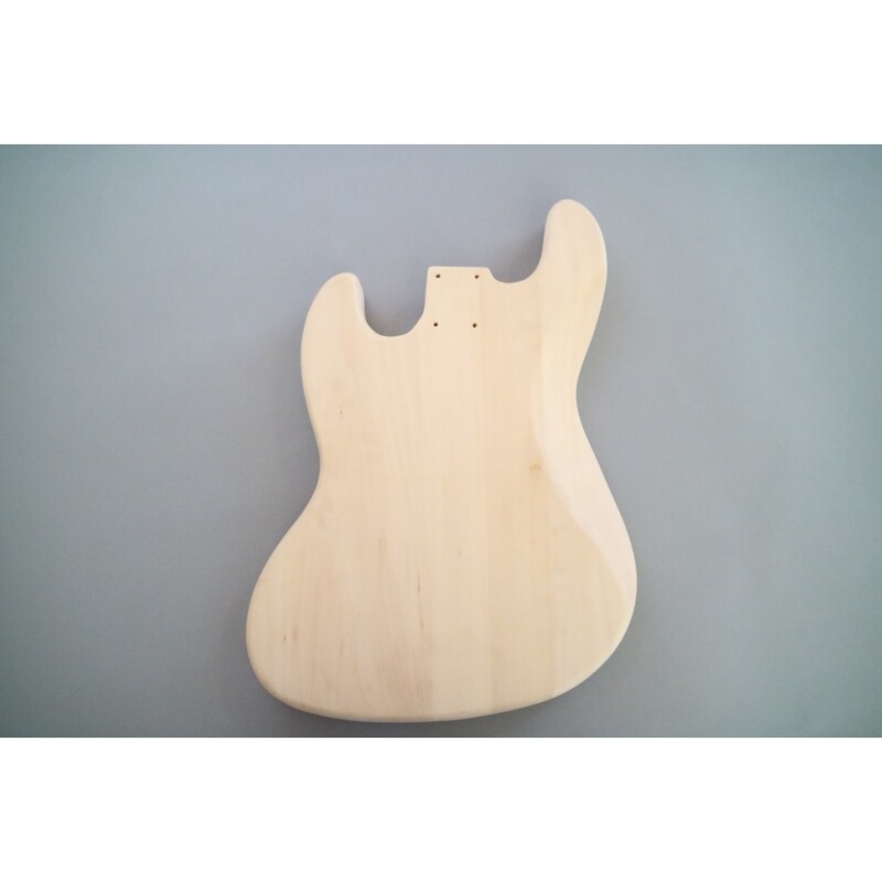 Afanti Basswood Body with Pearl Red Pickguard Bass Guitar Kit