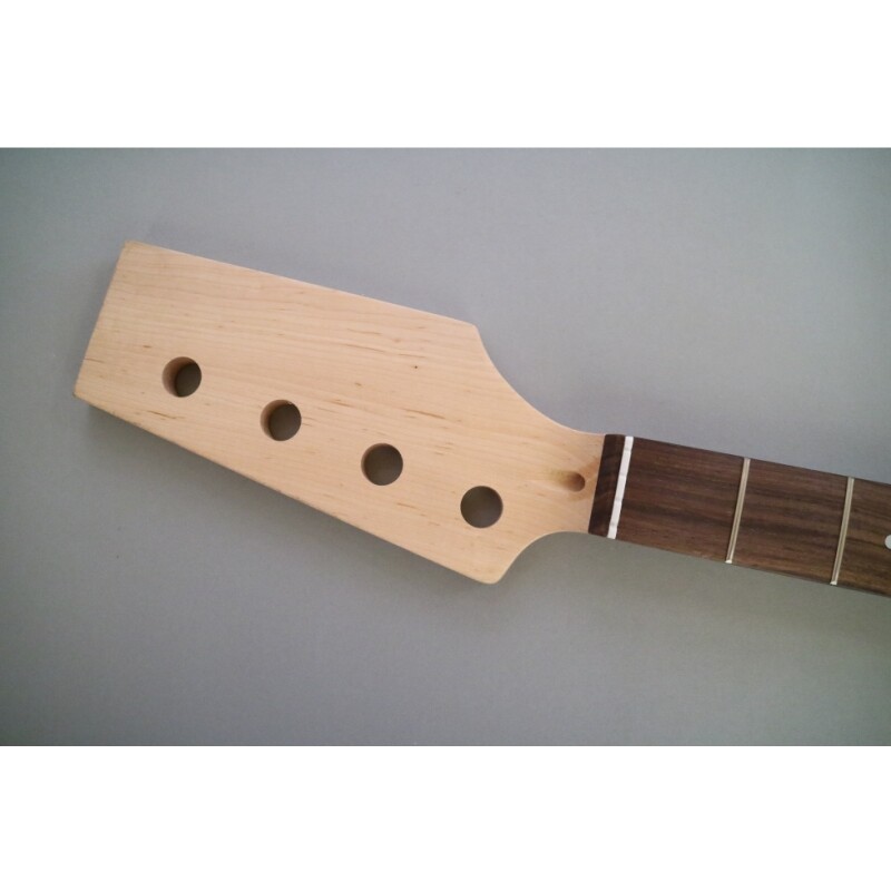 Afanti Basswood Body with Pearl Red Pickguard Bass Guitar Kit