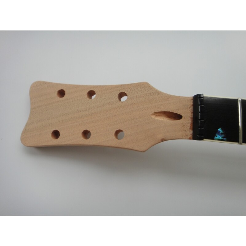 Afanti Maple Plywood Body with Spalted Maple Veneer Gold Hardware DIY Guitar Kit