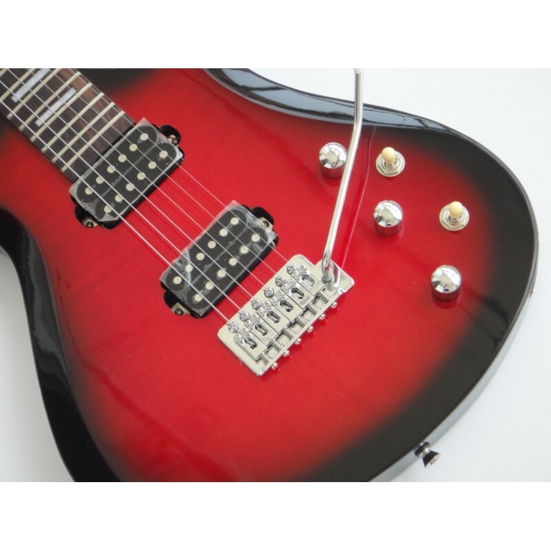 Afanti Customized Red Burst Parker Style Electric Guitar