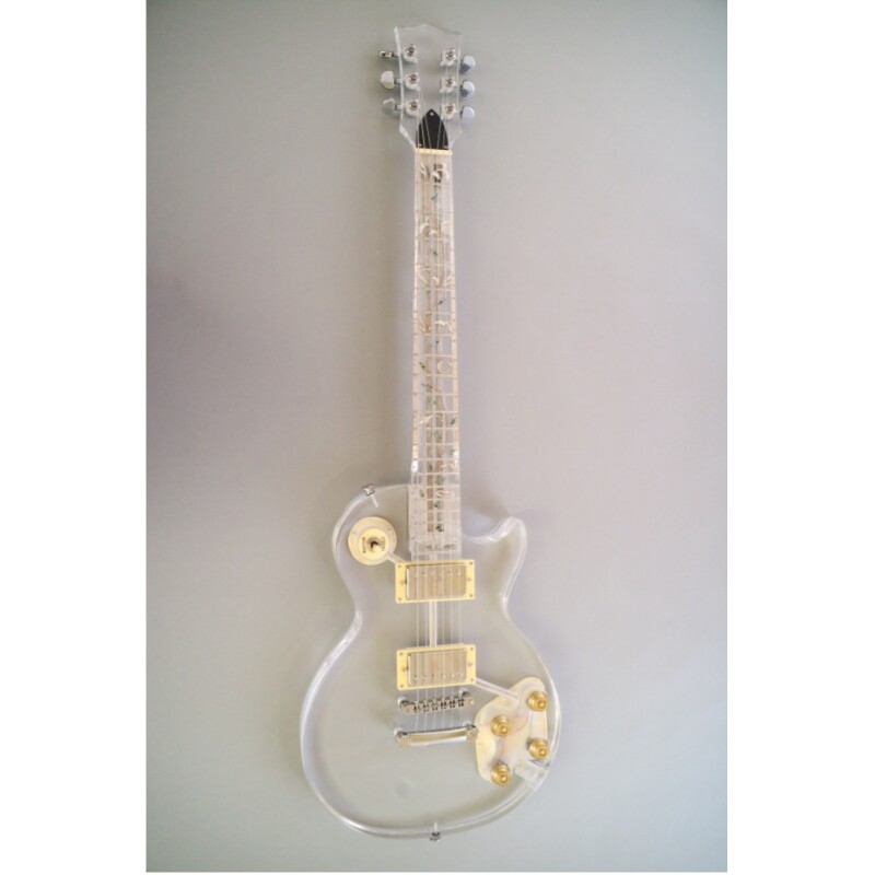 Afanti Acrylic Body and Neck 6 Strings Acrylic  Electric Guitar
