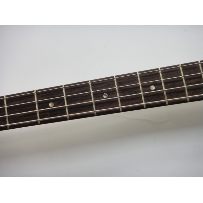 Afanti Red Neck Through Ash Body Rosewood Fingerboard 4 String Electric Bass Guitar