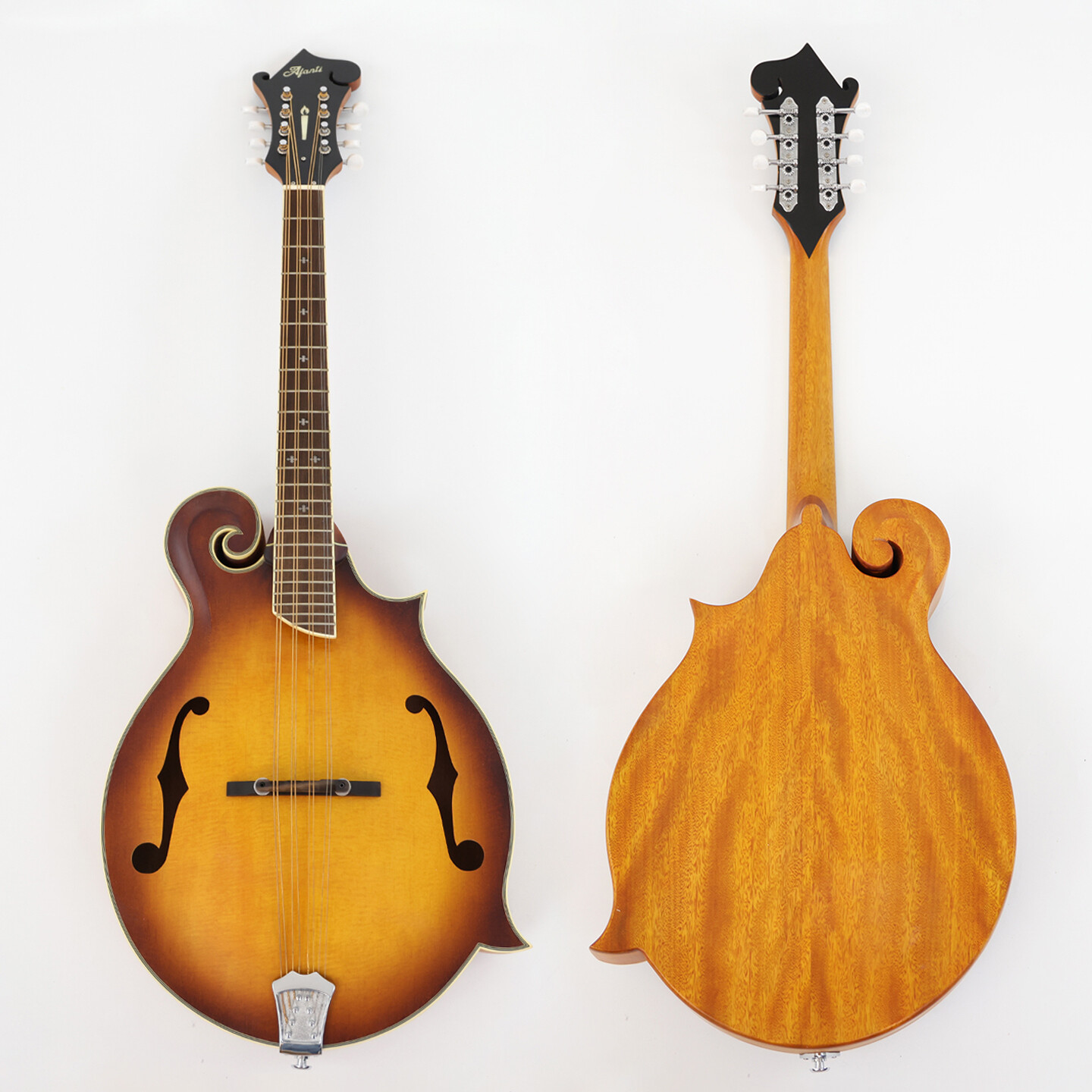 Afanti Solid Spruce Top Mahogany Neck and Back F Style Octave Mandolin