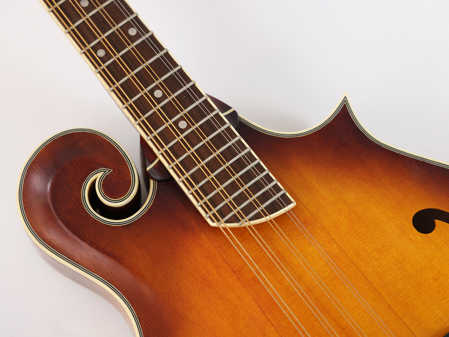 Afanti AA Solid Flamed Maple Back and Side F Octave Mandolin