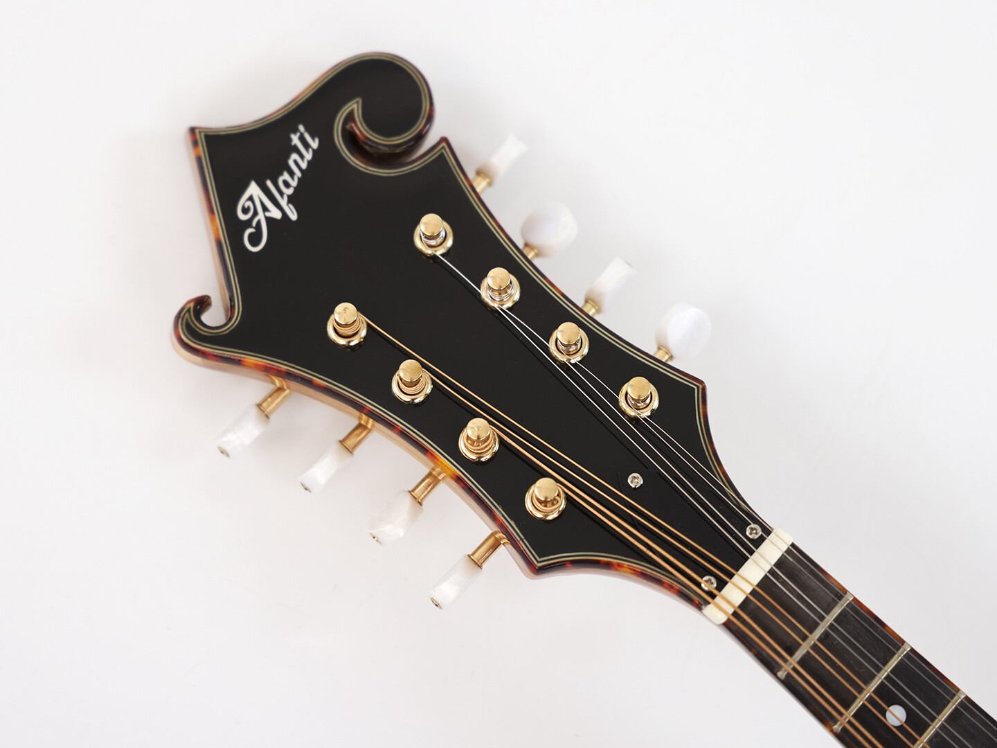Afanti AAA Solid Hand-carved Zebrawood Back and Side F Mandolin