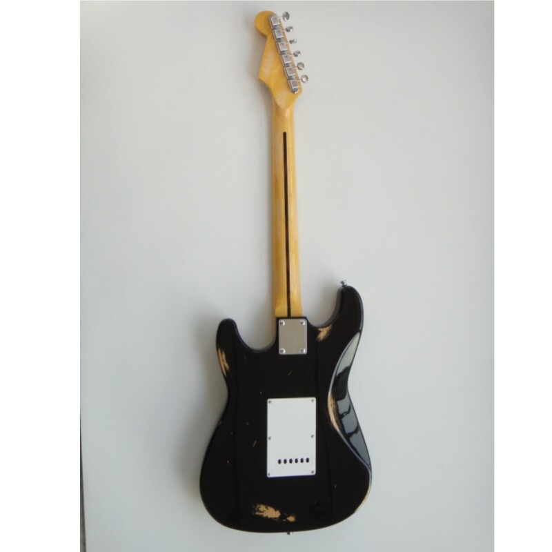 Afanti Ash Body SSS Relic Sunburst St Electric Guitar