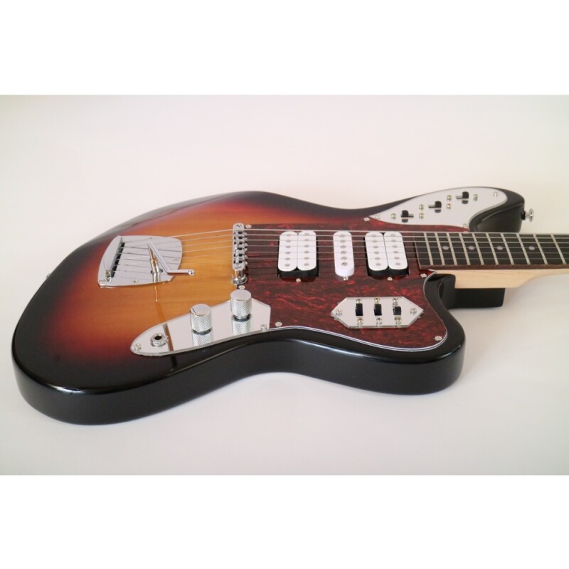 Afanti Customized Hsh Tremolo Bridge Rosewood Fingerboard Sunburst Electric Guitar