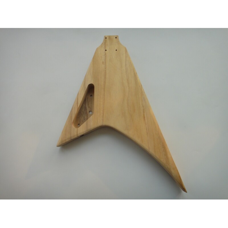 Afanti Paulownia Body with Flamed Maple Veneer DIY Electric Guitar Kit