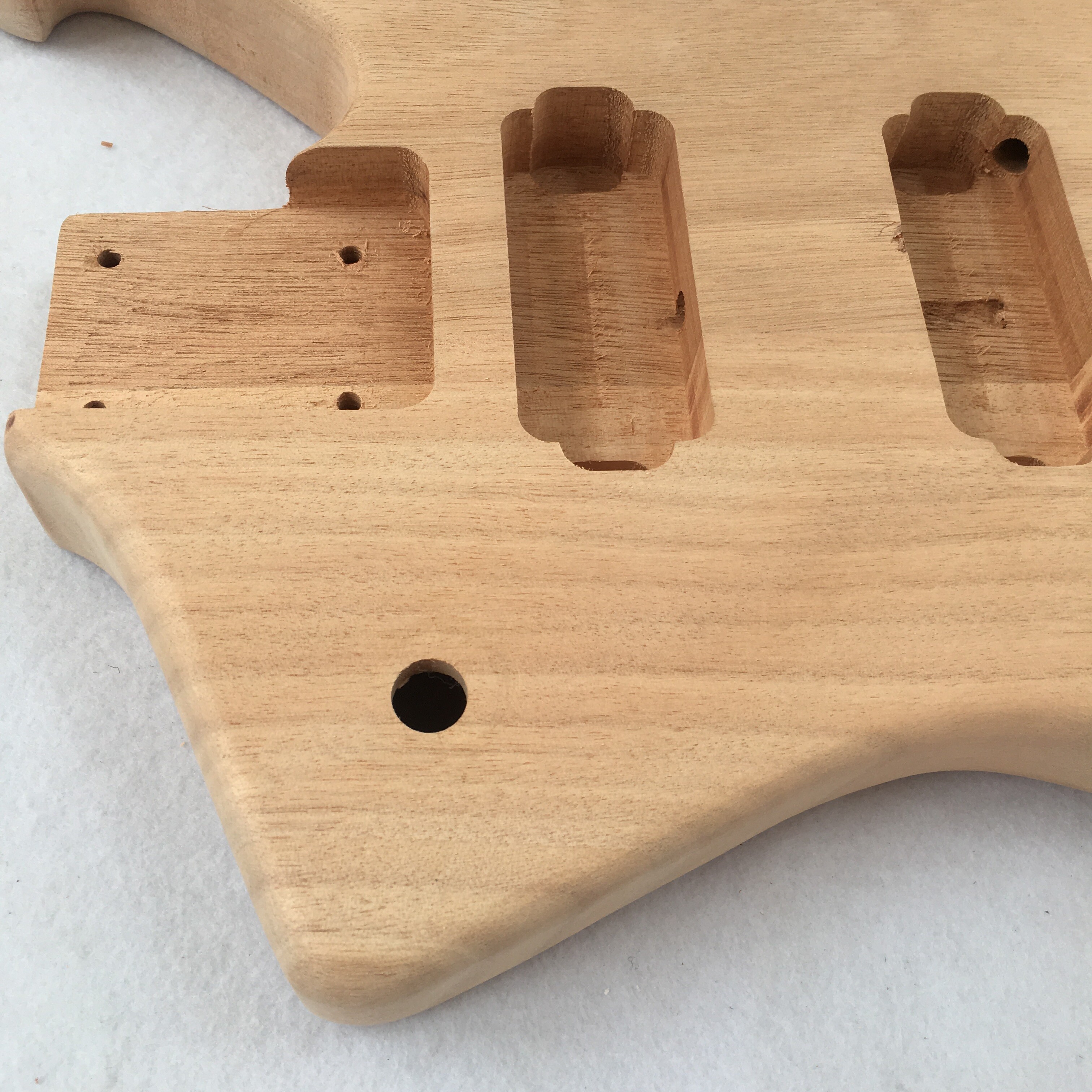 7 String wide nut bolt on mahogany neck with rosewood fingerboard DIY guitar kit