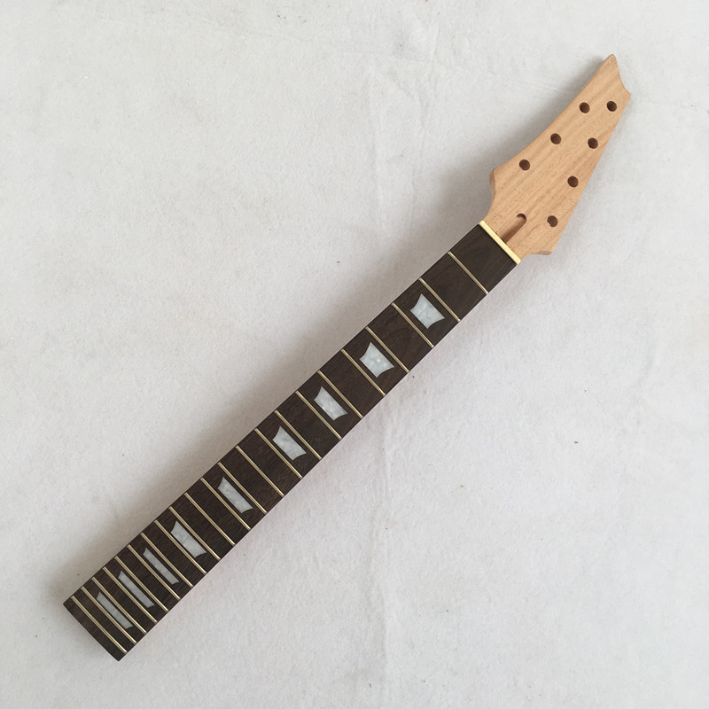7 String wide nut bolt on mahogany neck with rosewood fingerboard DIY guitar kit