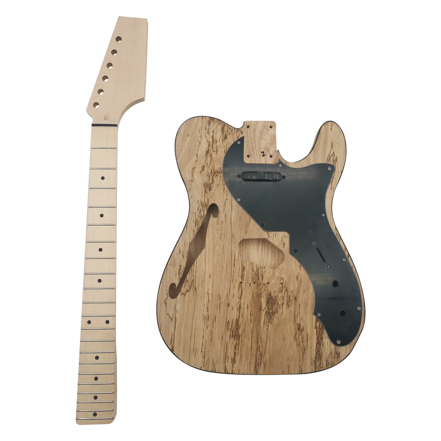 Ash body semi-hollow thinline Tele Electric Guitar Kit
