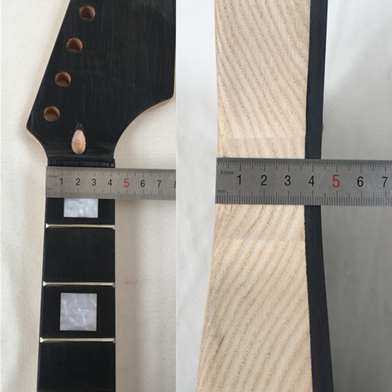 Ash body semi-hollow thinline electric guitar kit with Spalted maple veneer