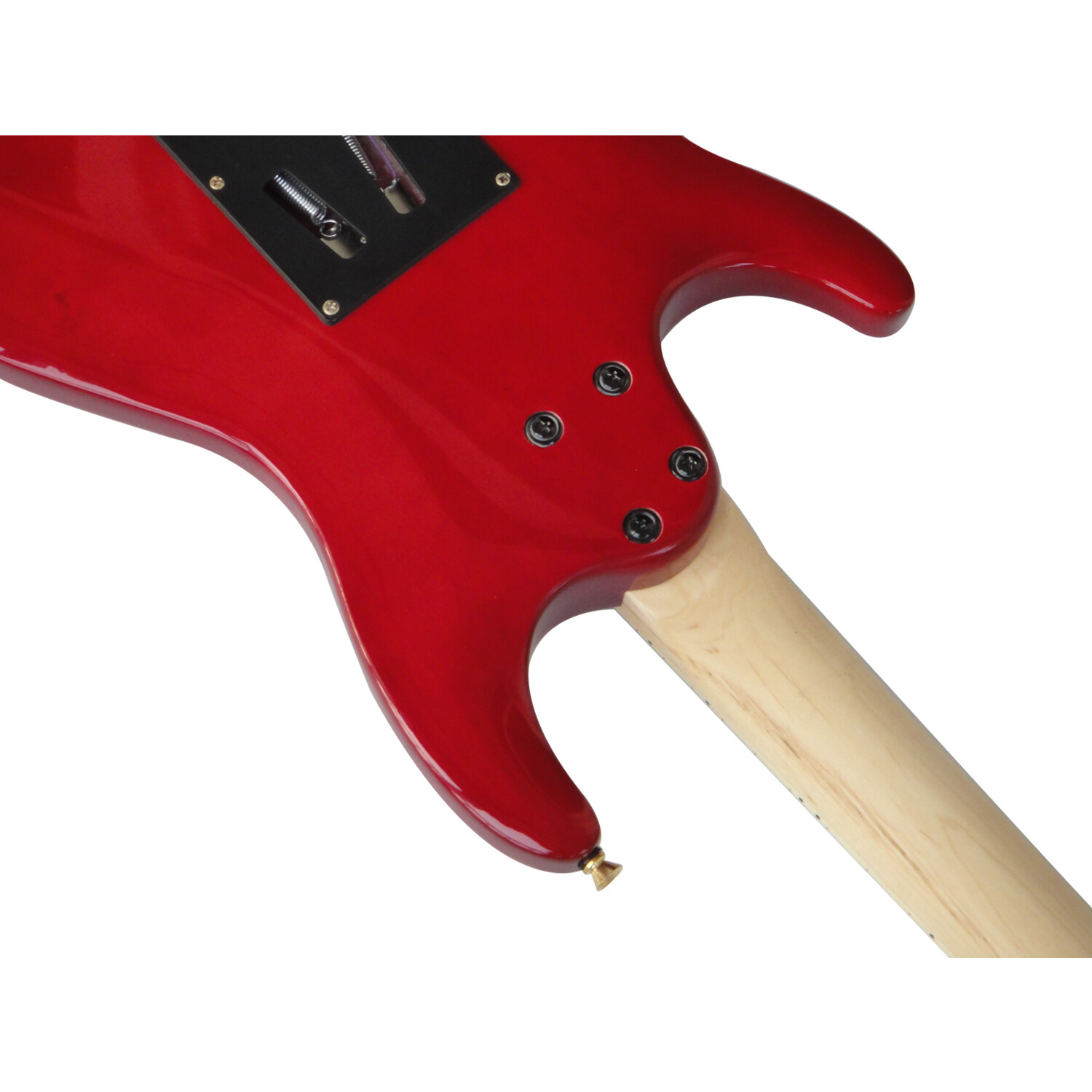 Afanti Customized Hsh Pickup Cherry Red Maple Neck Electric Guitar