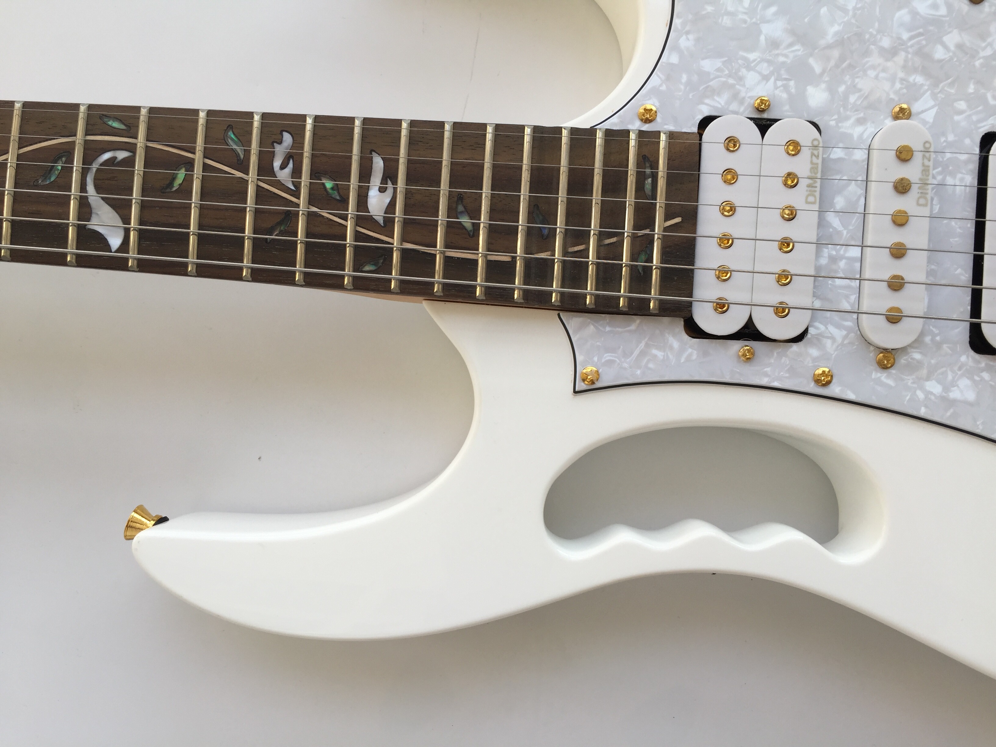 Afanti Basswood Body Flower Fingerboard Inlay Custom Electric Guitar