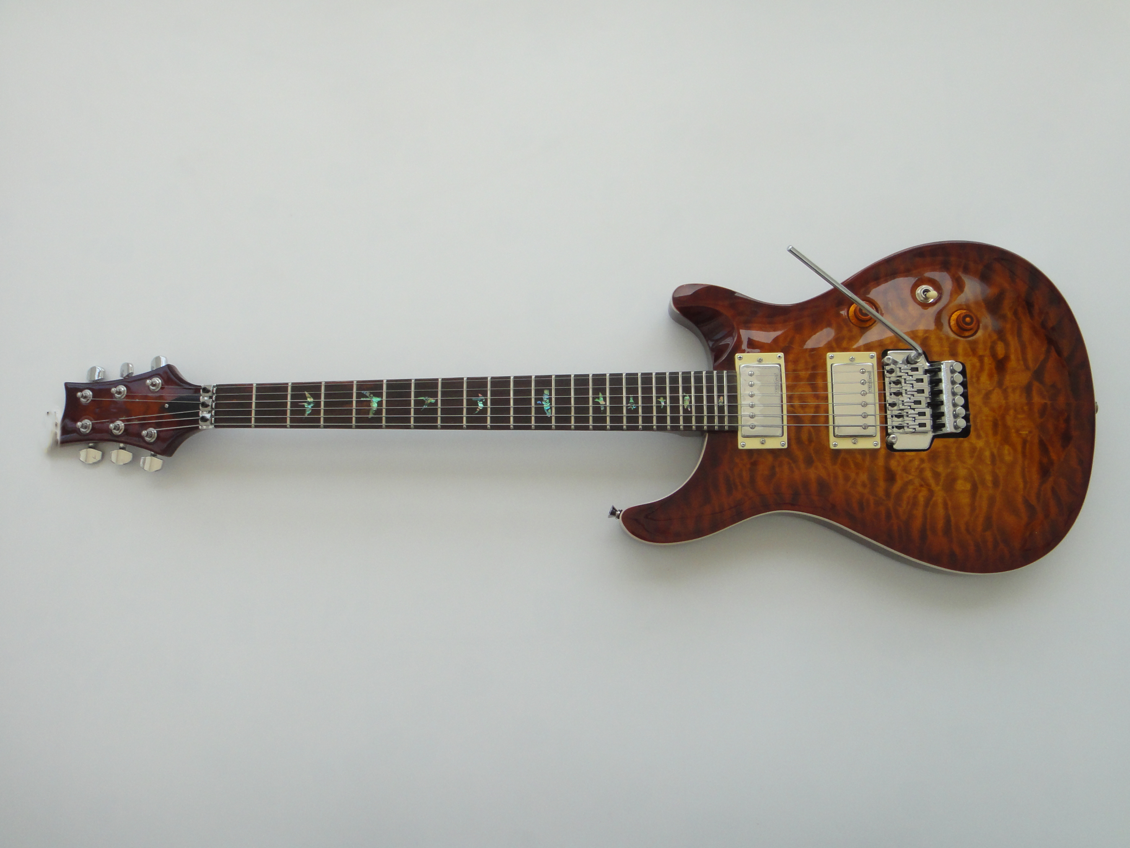 Afanti Basswood Body with Quilted Maple Veneer Wilkinson Tuner Electric Guitar