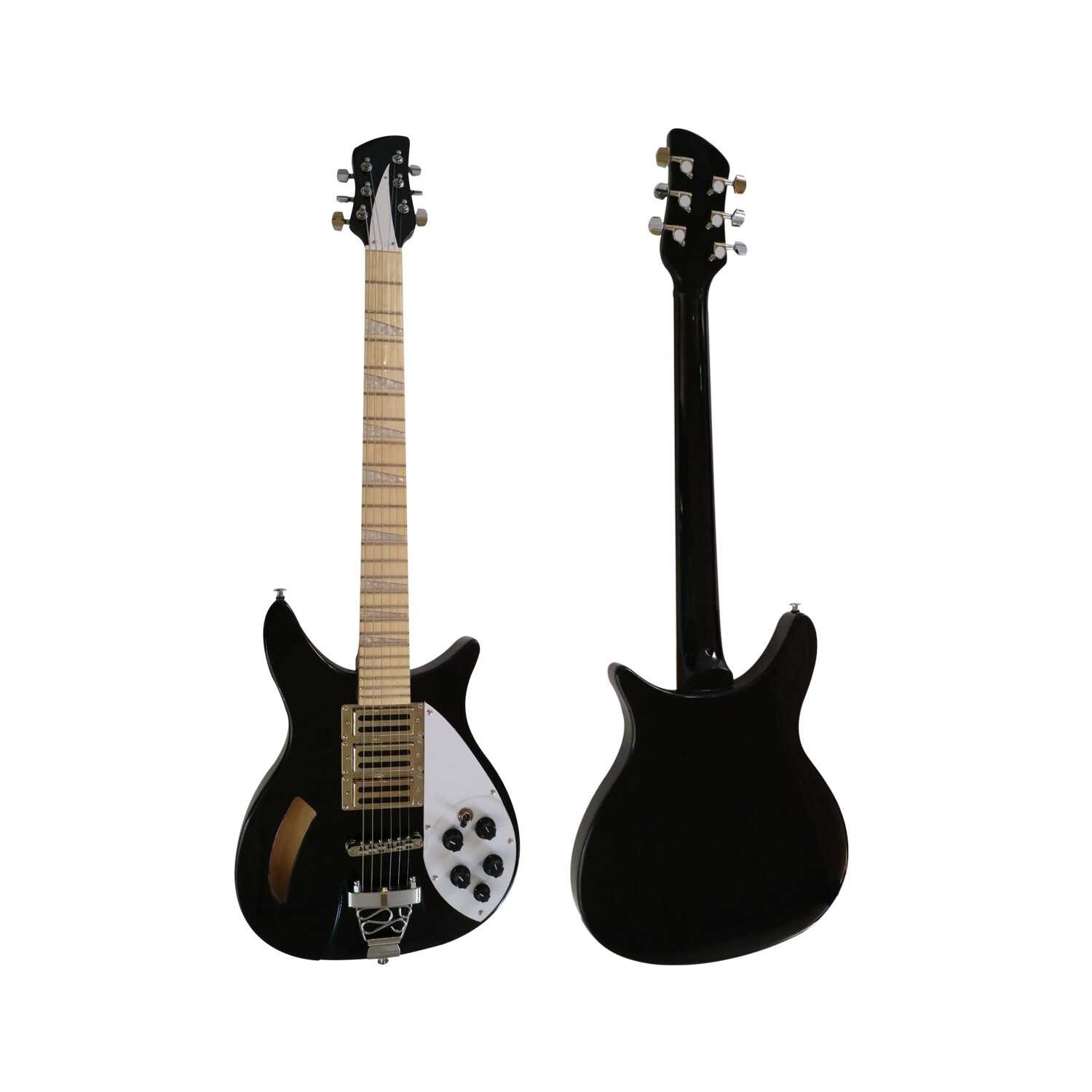 Afanti Hollow Body Maple Fretboard Rick Style Electric Guitar