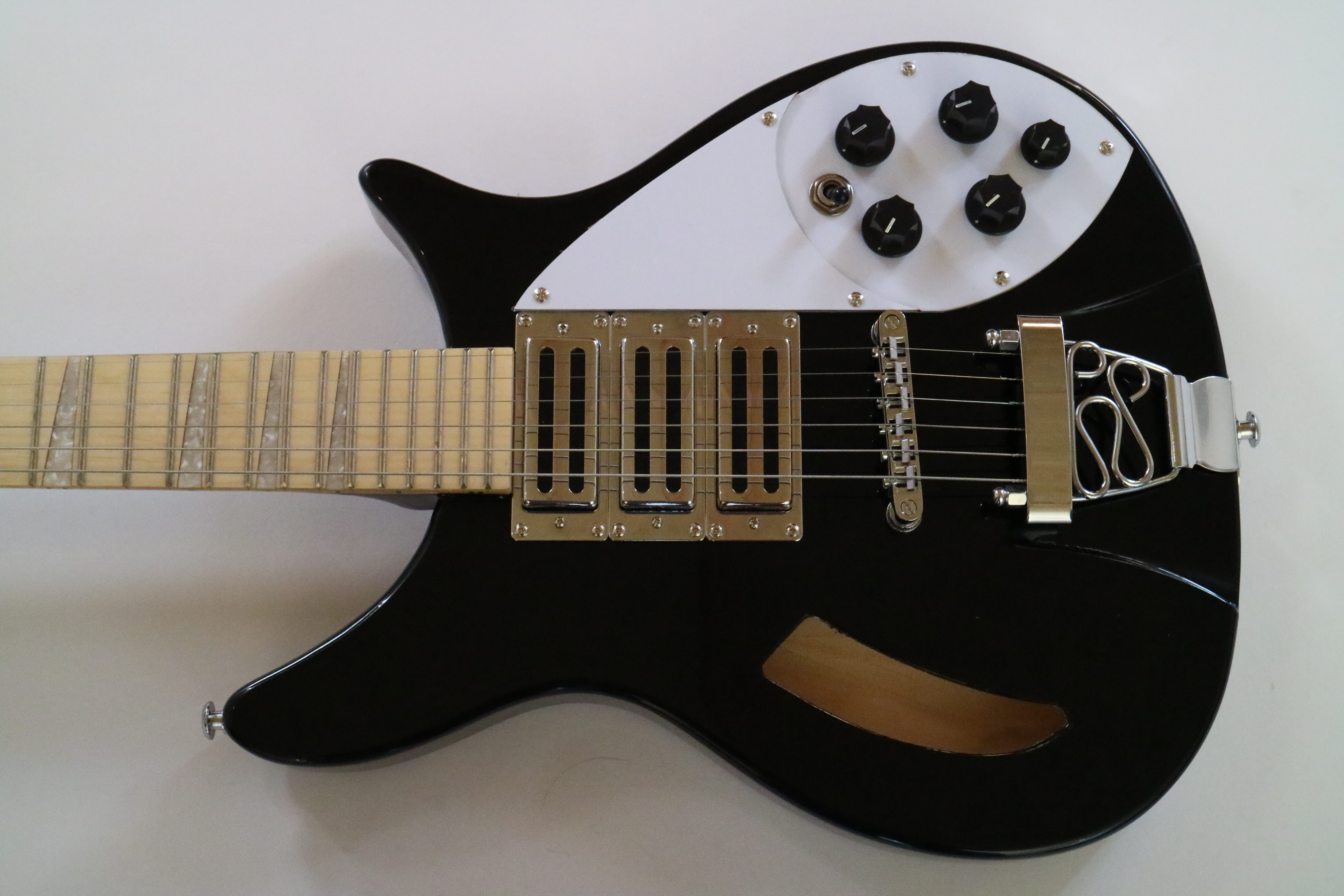 Afanti Hollow Body Maple Fretboard Rick Style Electric Guitar