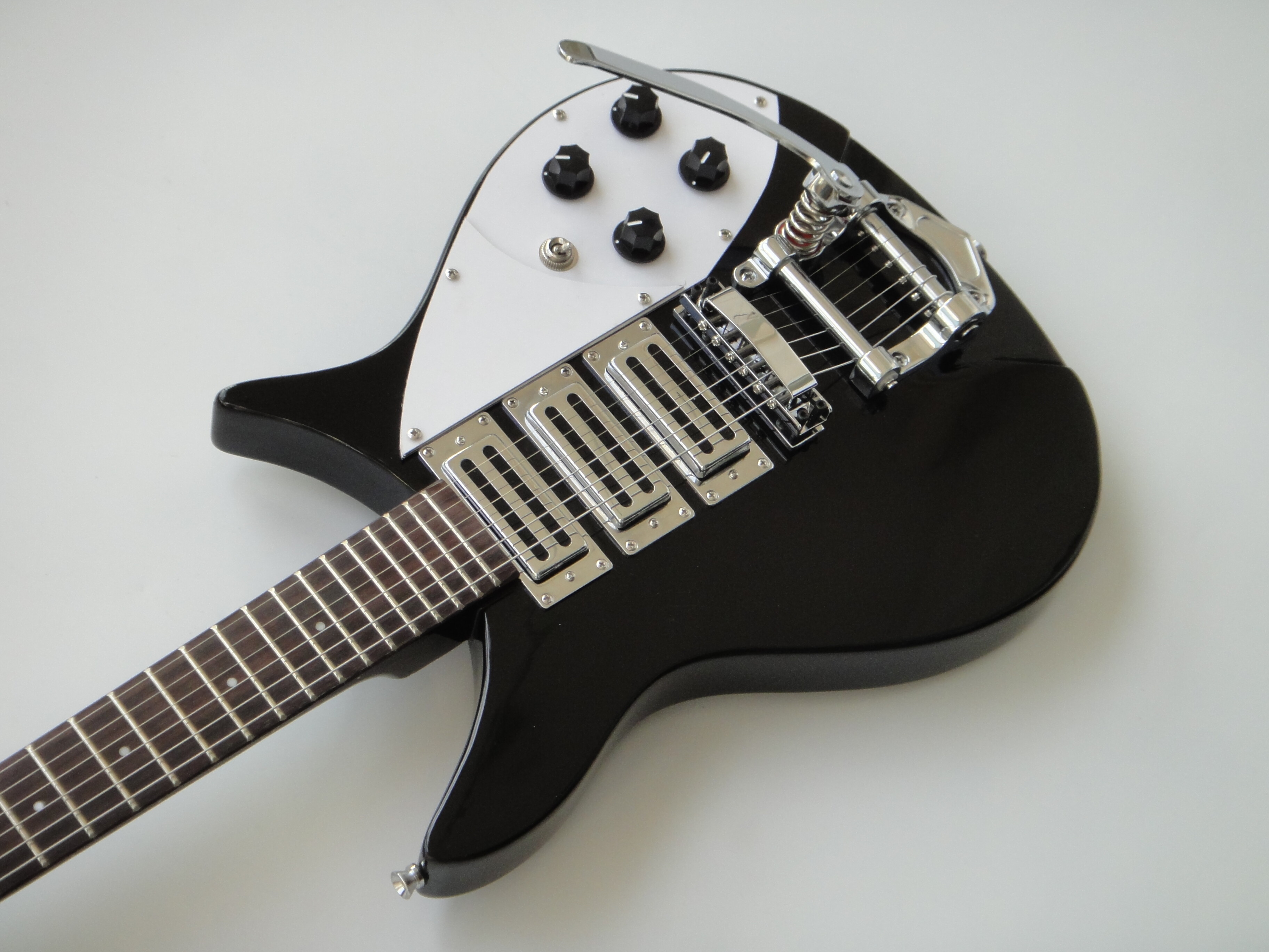 Afanti Rick Black Solid Body Electric Guitar