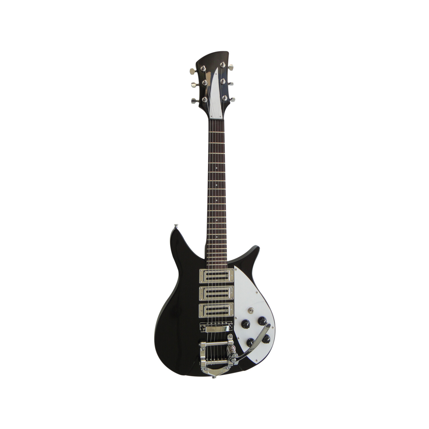 Afanti Rick Black Solid Body Electric Guitar