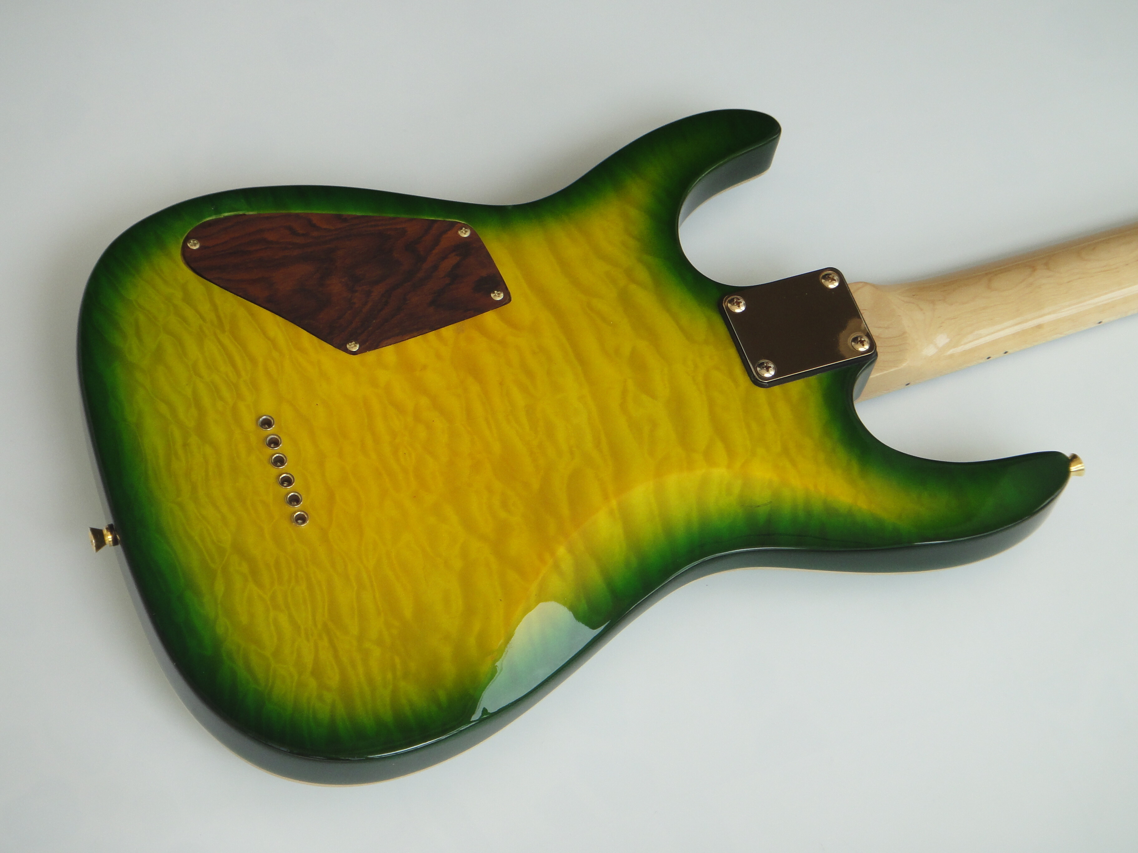 Afanti Mahogany with Flamed Maple veneer on top and back Electric Guitar