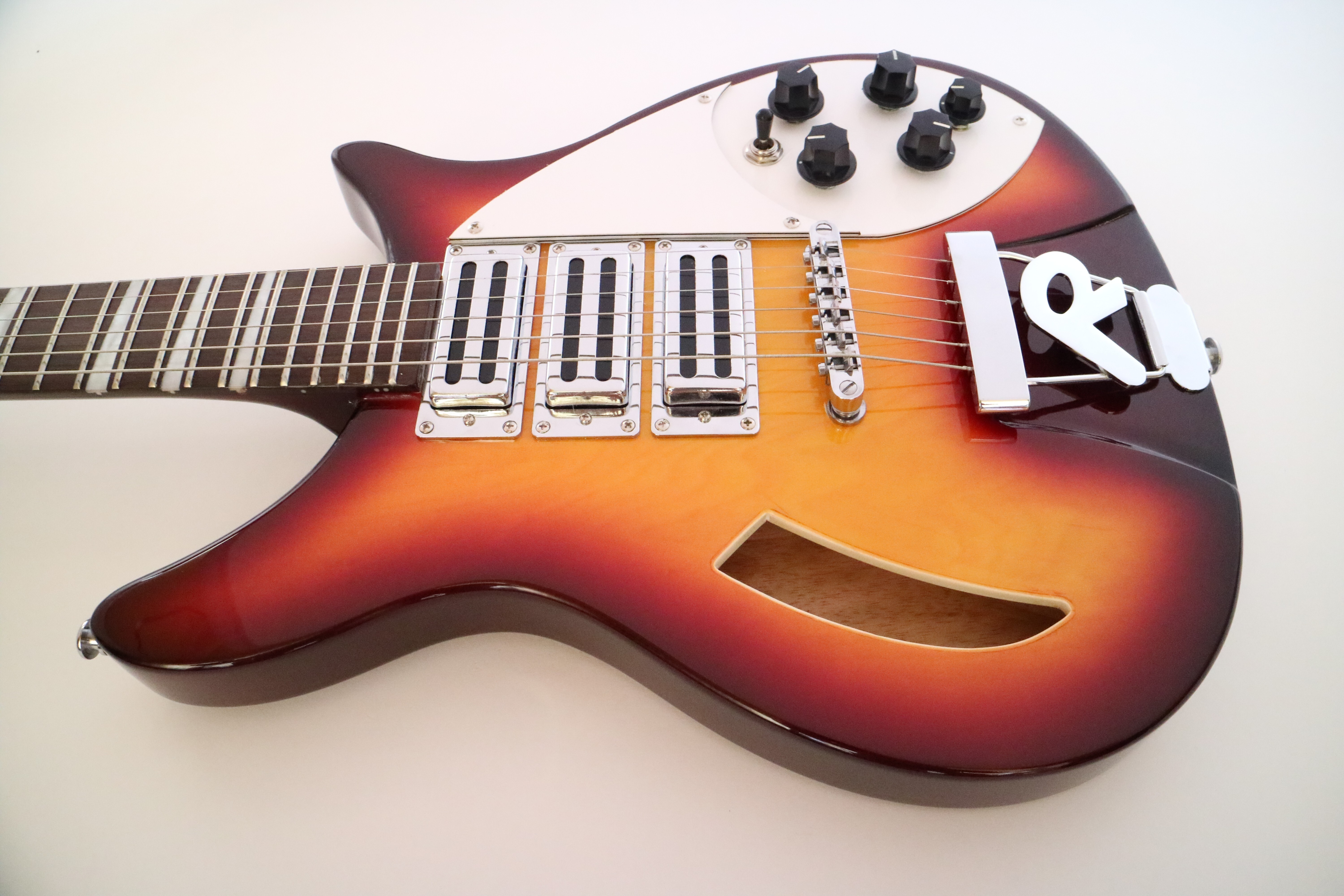 Afanti Rick Style Basswood Body Electric Guitar
