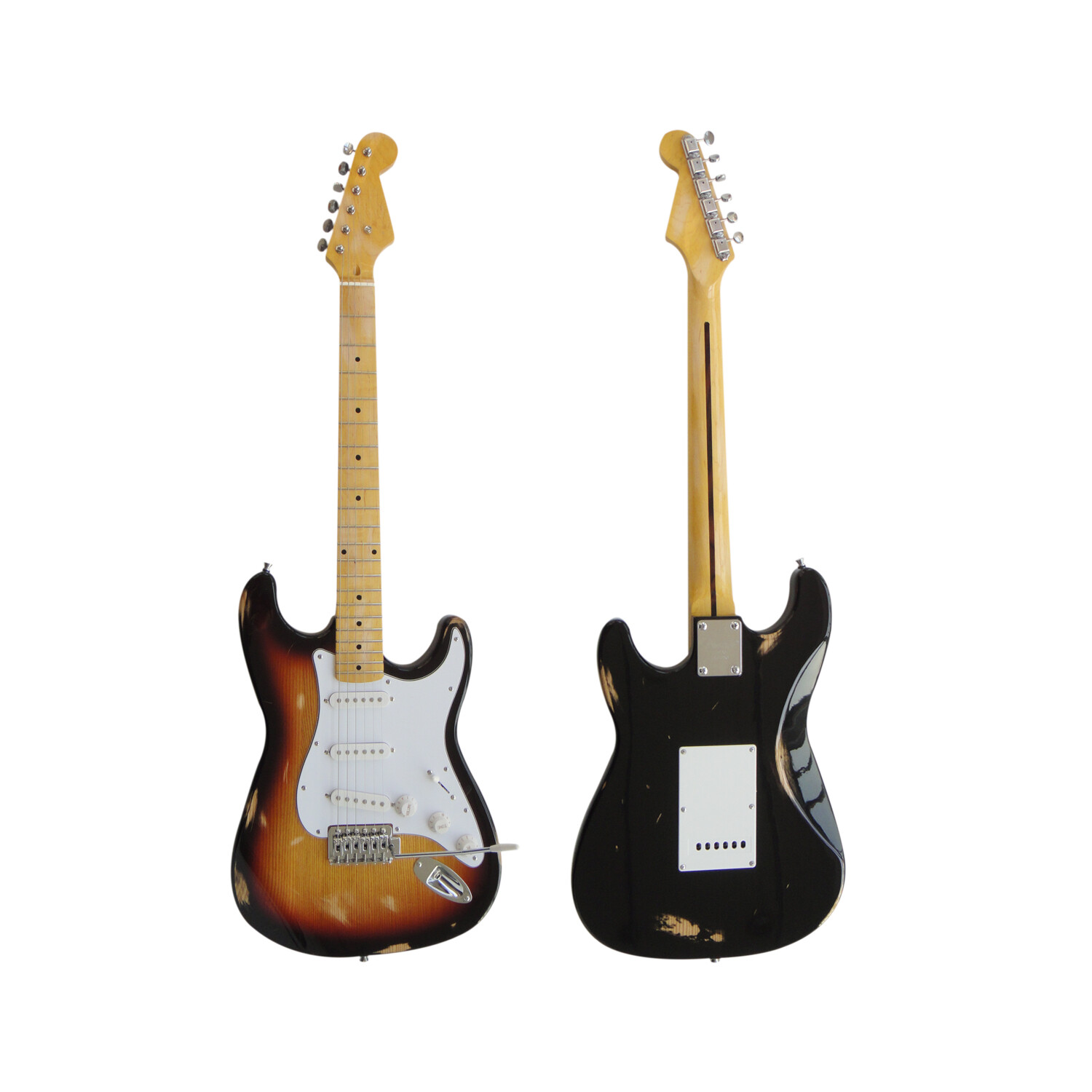 Afanti Ash Body SSS Relic Sunburst St Electric Guitar Afanti Ash Body SSS Relic Sunburst St Electric Guitar