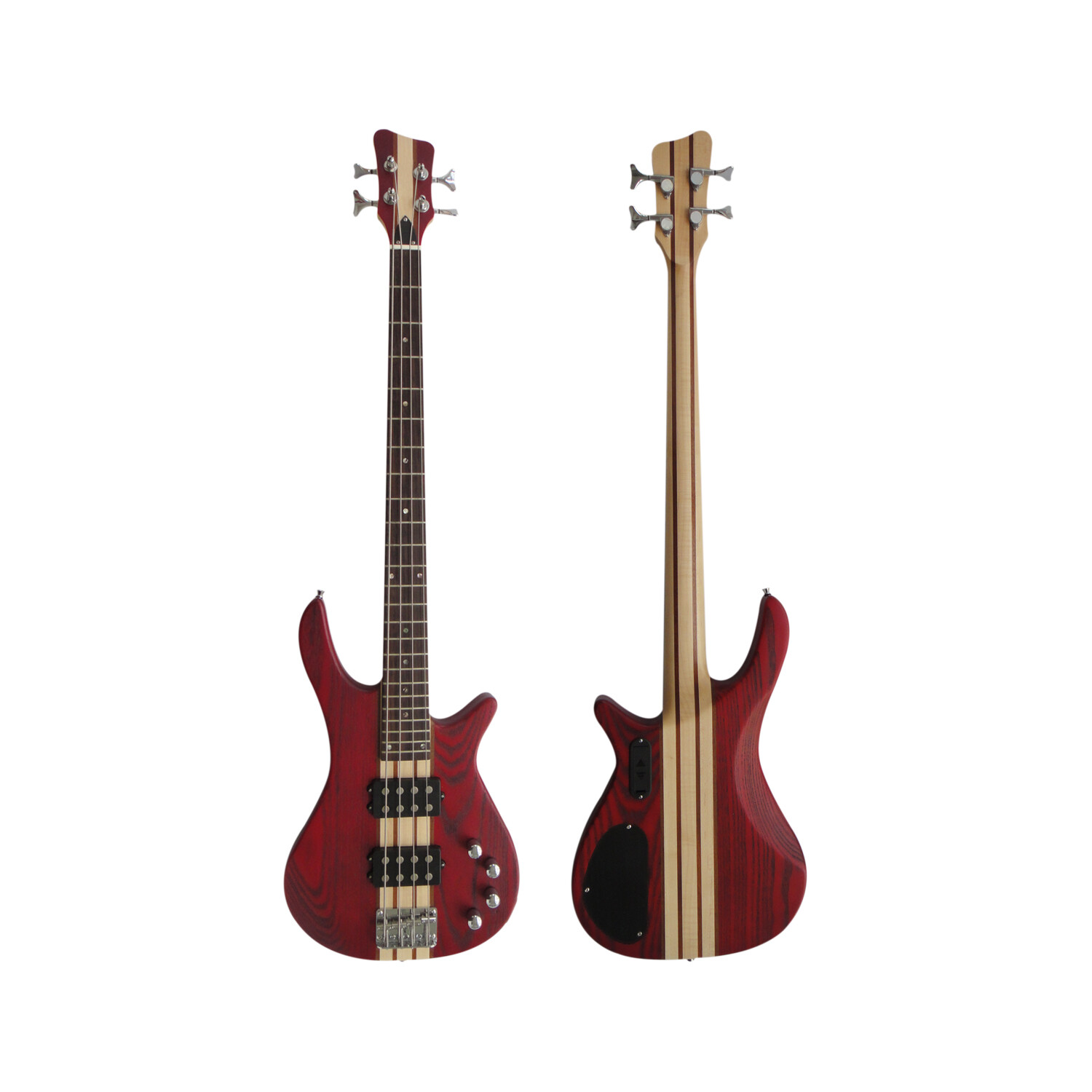 Afanti Red Neck Through Ash Body Rosewood Fingerboard 4 String Electric Bass Guitar Afanti Red Neck Through Ash Body Rosewood Fingerboard 4 String Electric Bass Guitar