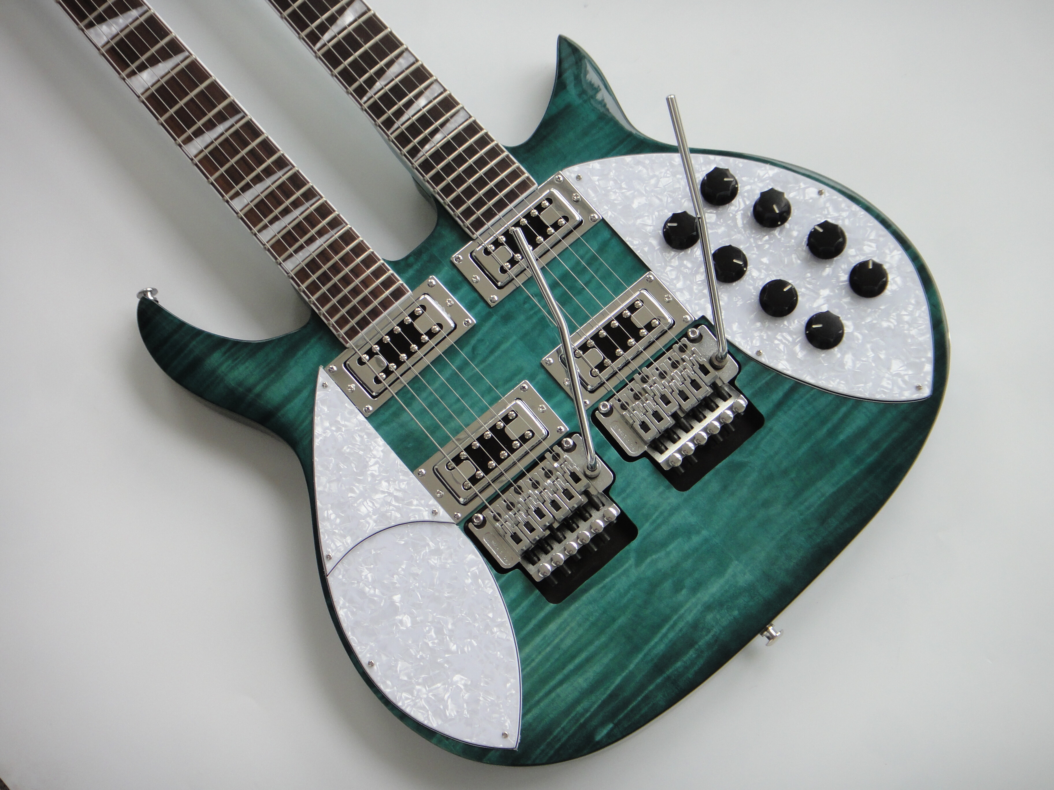 Afanti Customized Double Neck Electric Guitar