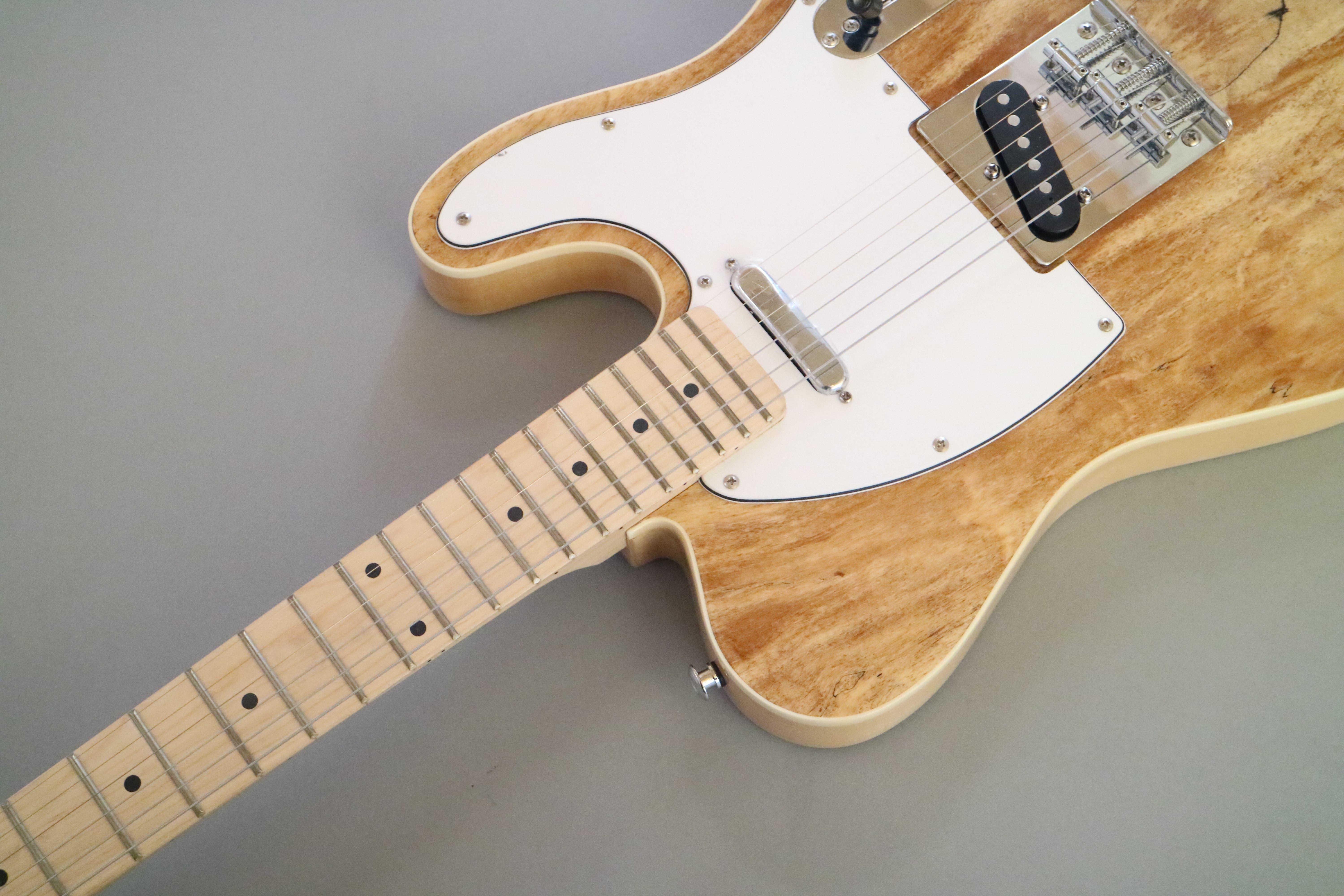 Afanti Customized Mahogany with Spalted Maple Top Electric Guitar