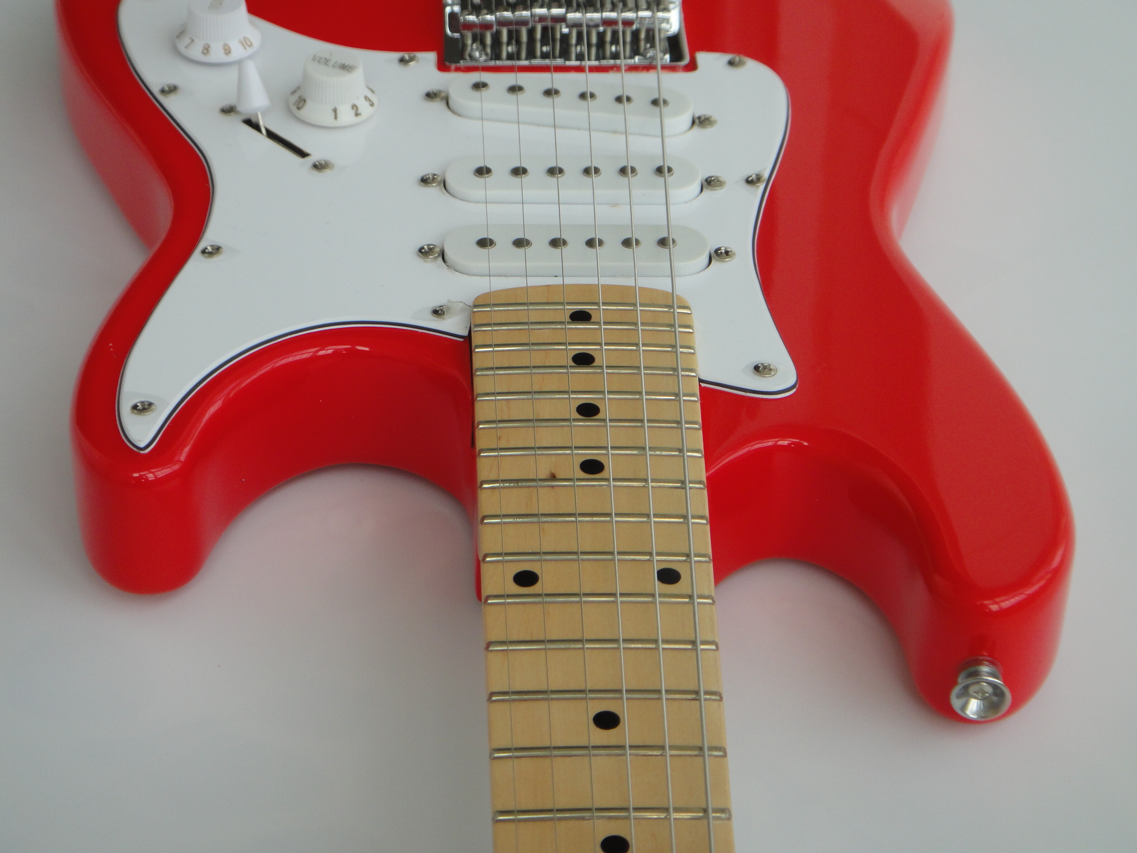 Afanti Bolt On Mahogany Body Maple Neck Red Electric Guitar