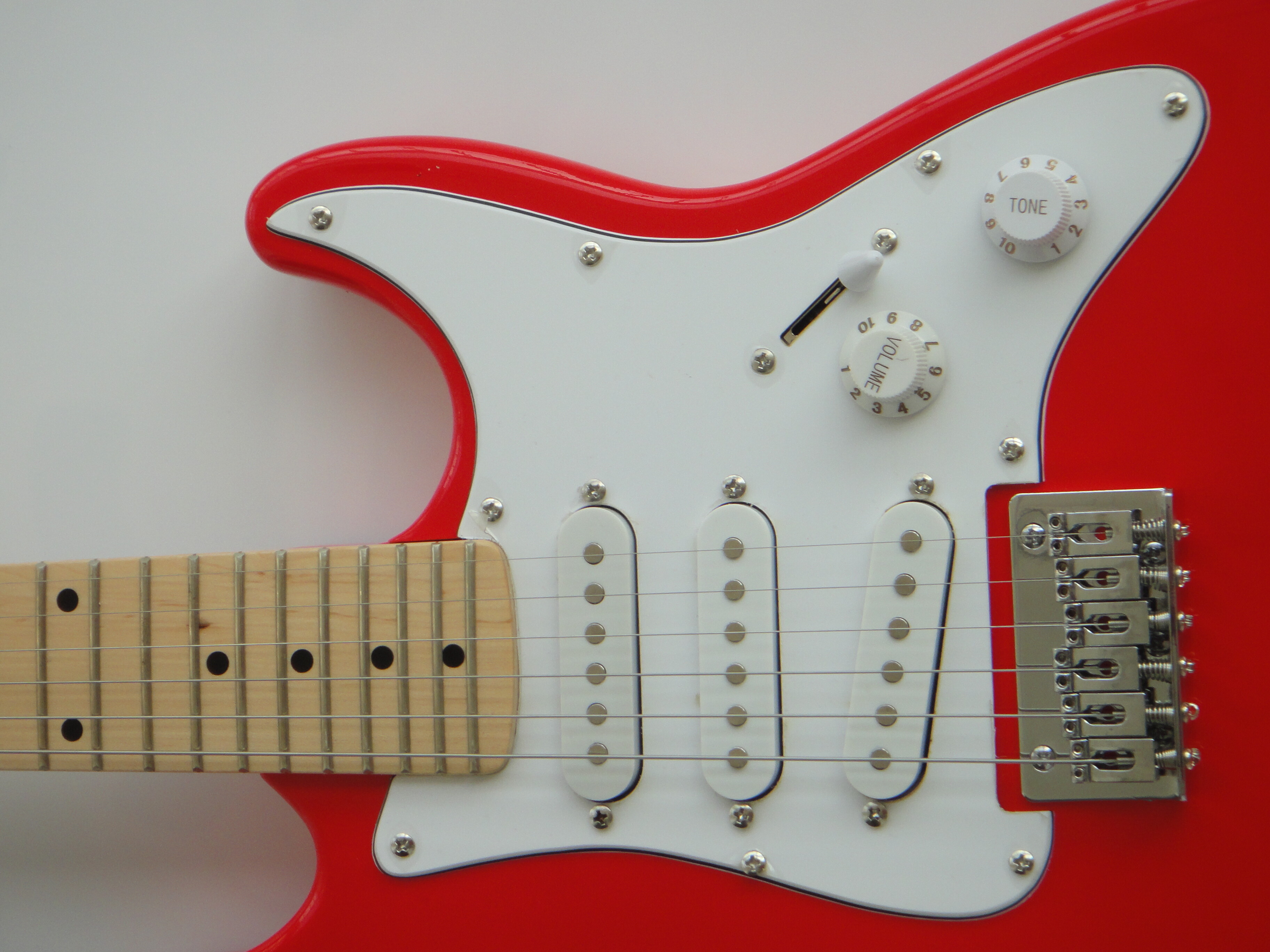 Afanti Bolt On Mahogany Body Maple Neck Red Electric Guitar