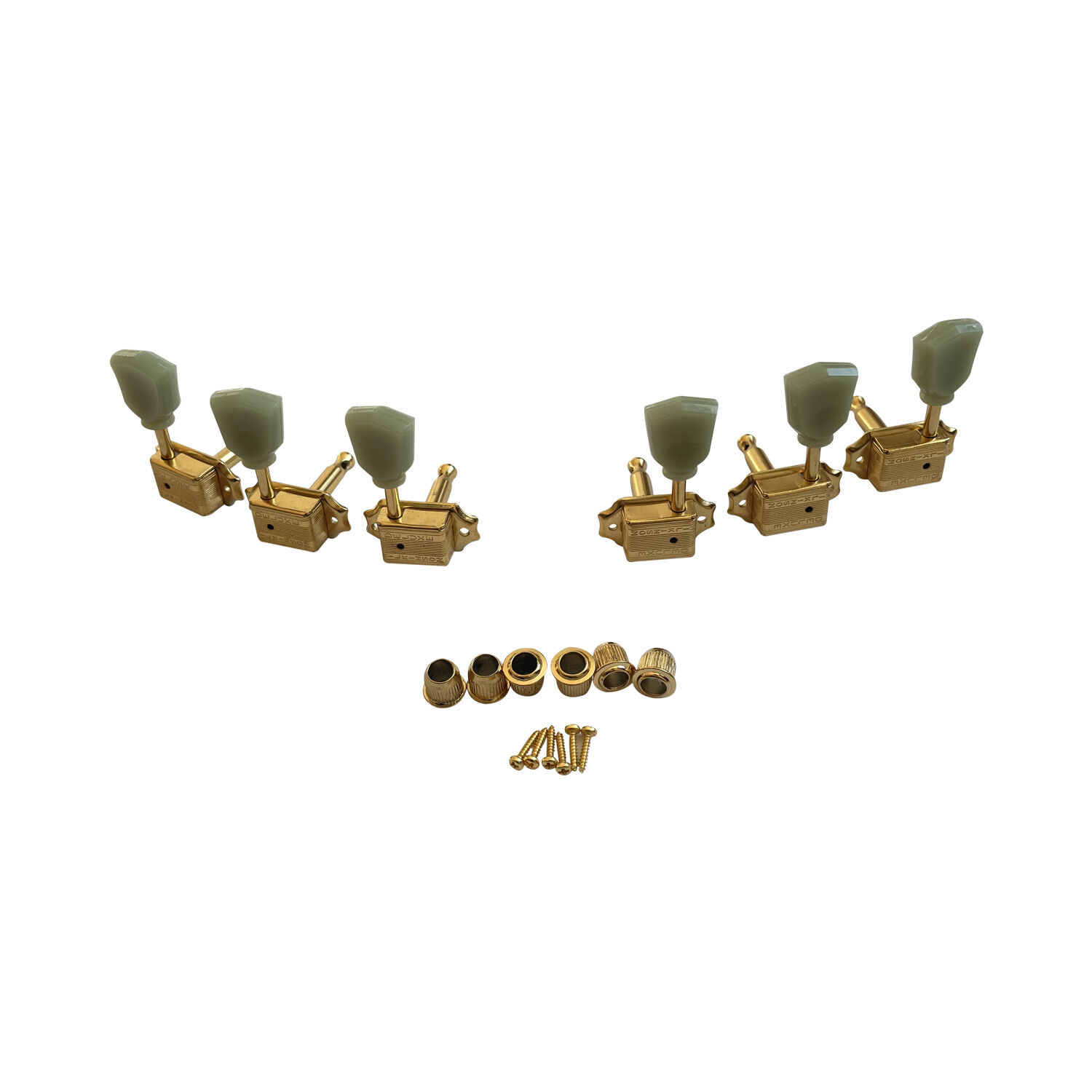 Afanti Kluson Style 3R+3L Guitar Locking Tuning Keys with Tombstone Buttons