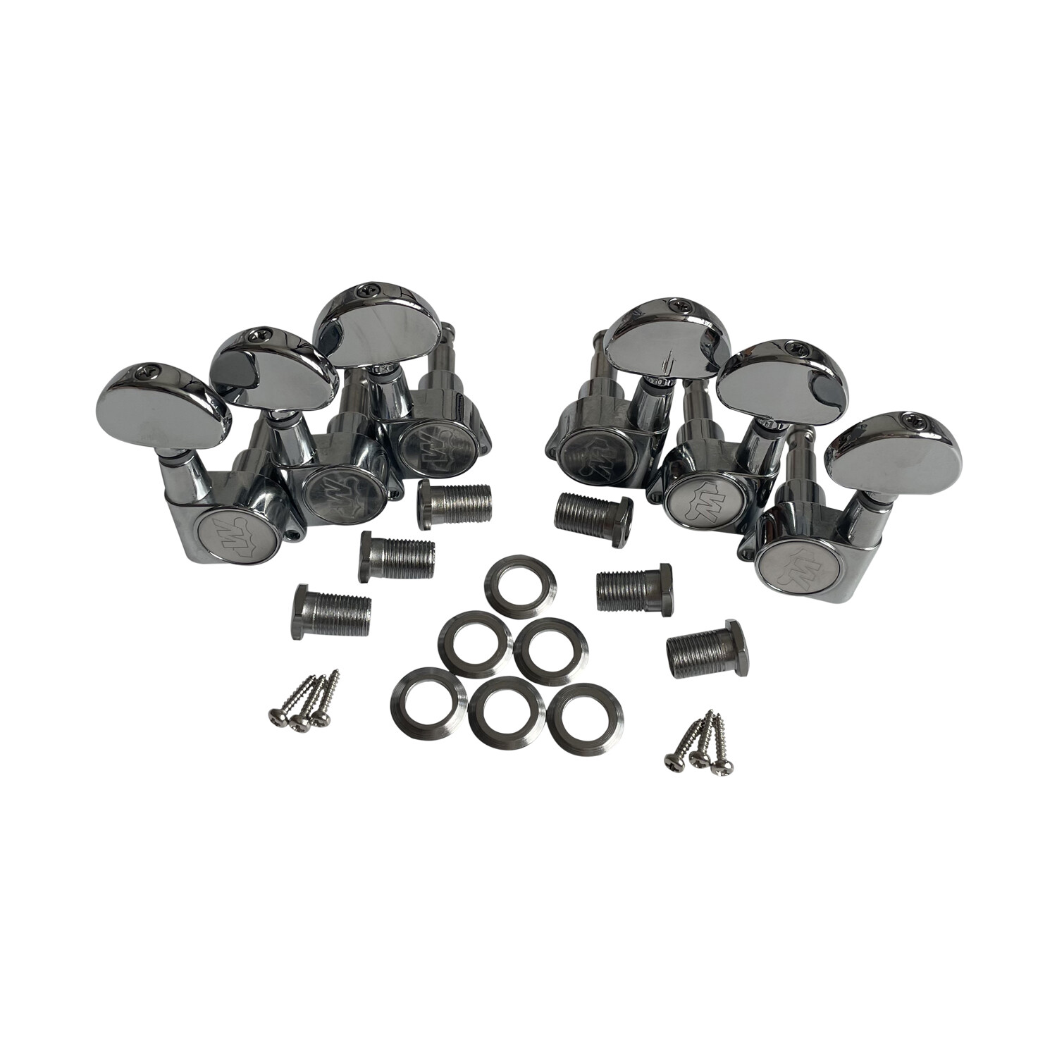 Afanti Chrome 3R3L Sealed Electric Guitar Tuning Machine
