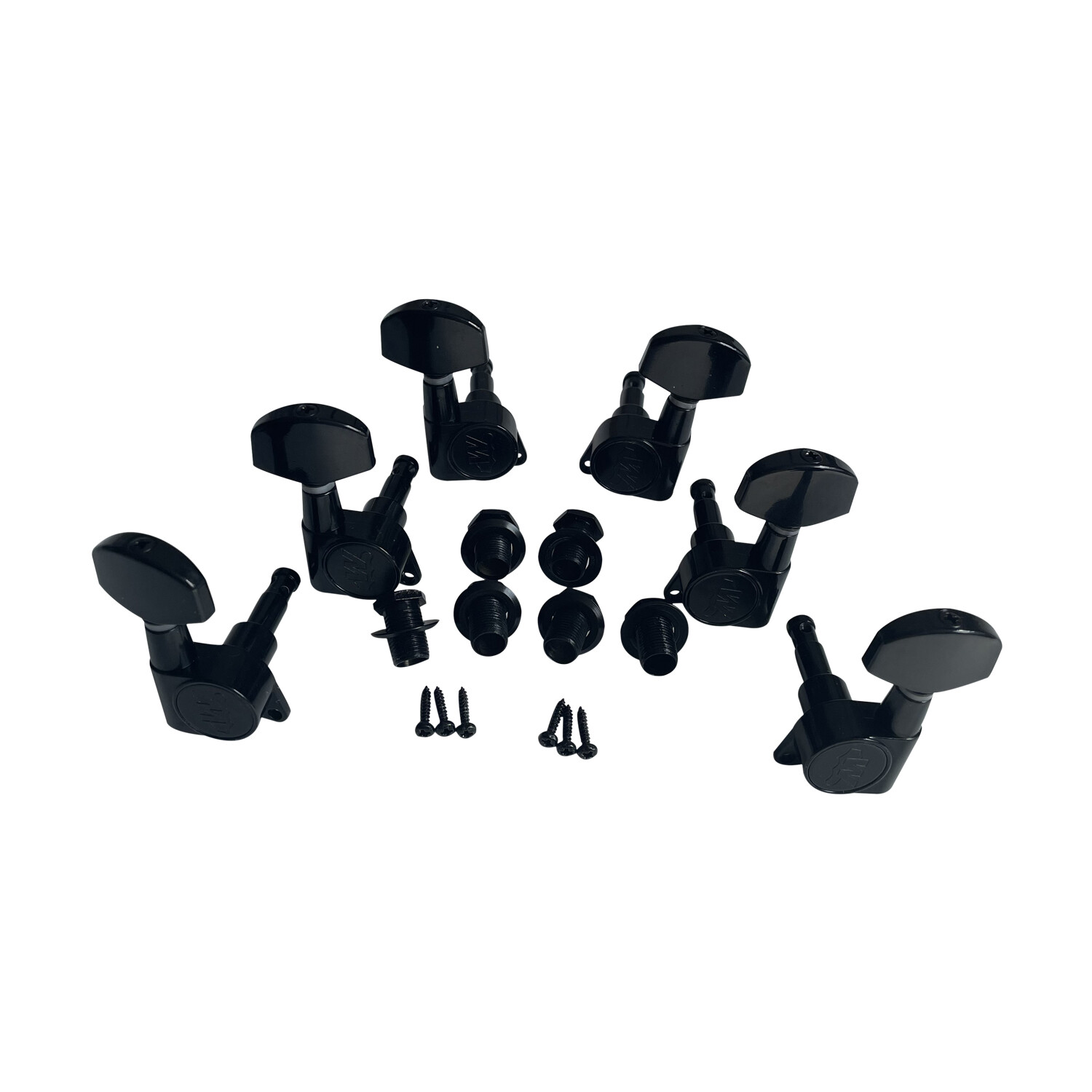 Afanti 3R3L Black Electric Guitar Machine Heads