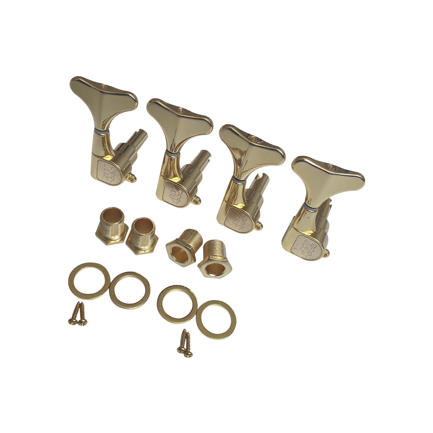 Afanti 4R Gold Sealed Bass Guitar Tuning Machine Heads Afanti 4R Gold Sealed Bass Guitar Tuning Machine Heads