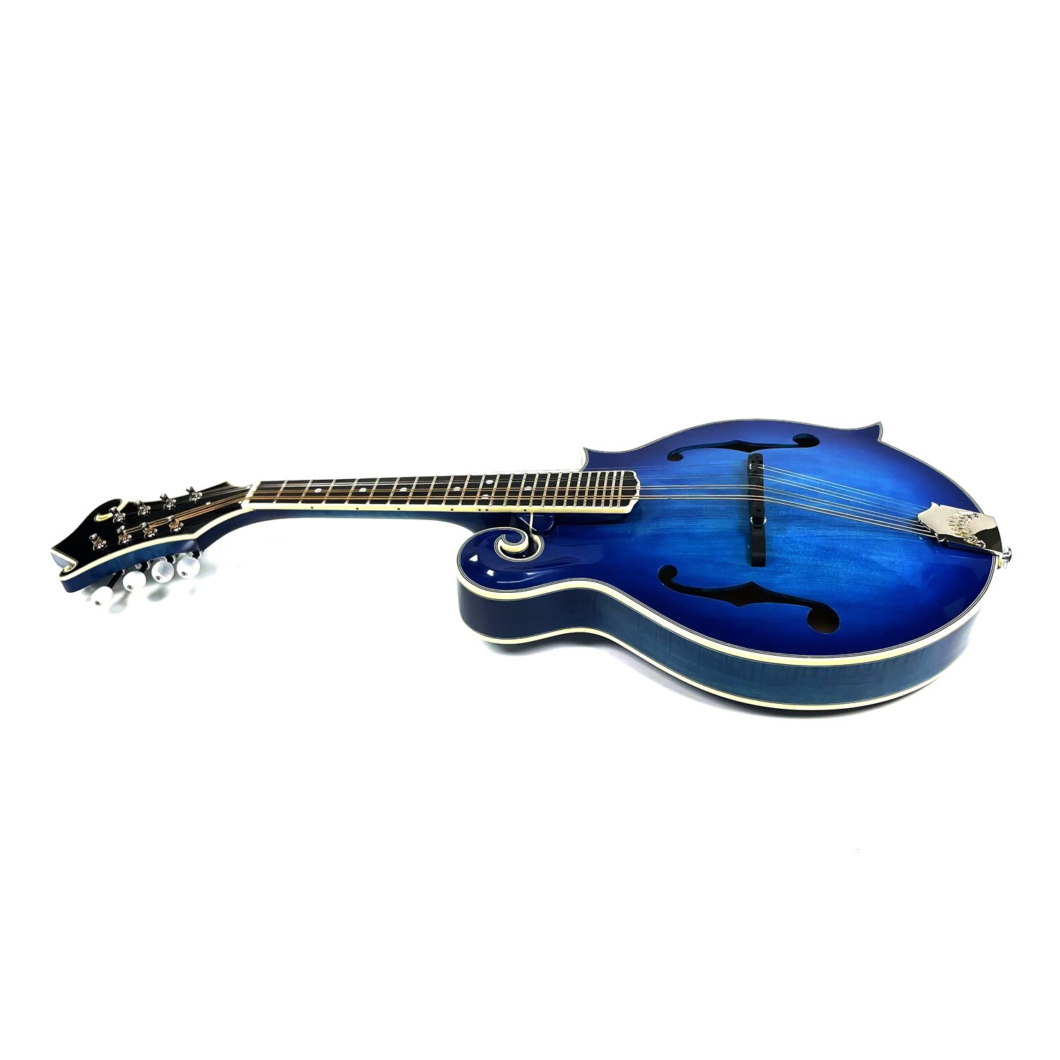 Afanti Handmade AB solid spruce top F style blue Mandolin