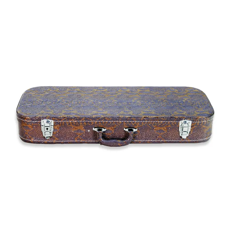 F Style Rectangular Mandolin Bronze Hardcase