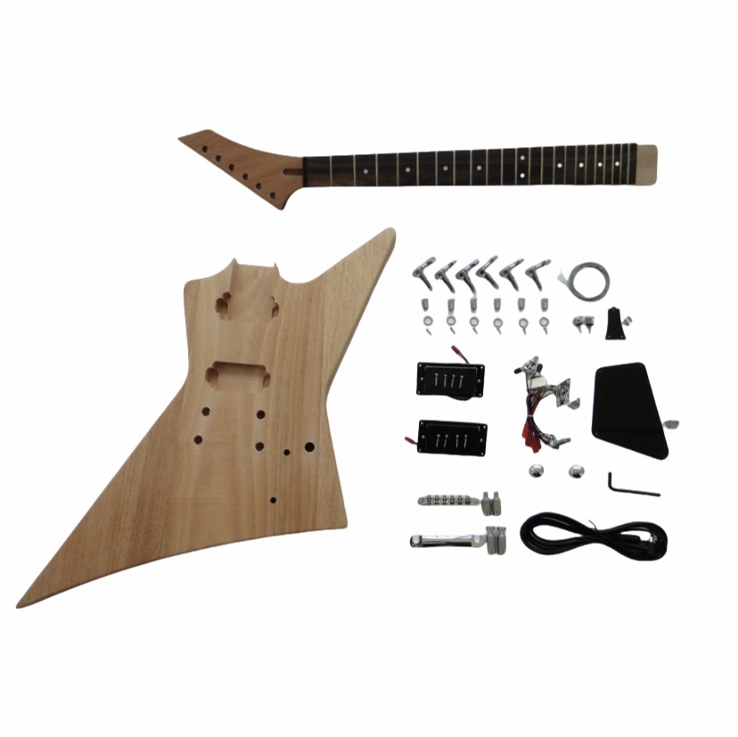 Afanti Set in Rosewood Fingerboard DIY Electric Guitar Kit Afanti Set in Rosewood Fingerboard DIY Electric Guitar Kit